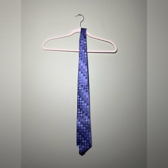Van Heusen Purple Silk Tie - Picture 1 of 4